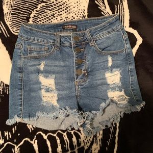 Fashion nova jean shorts